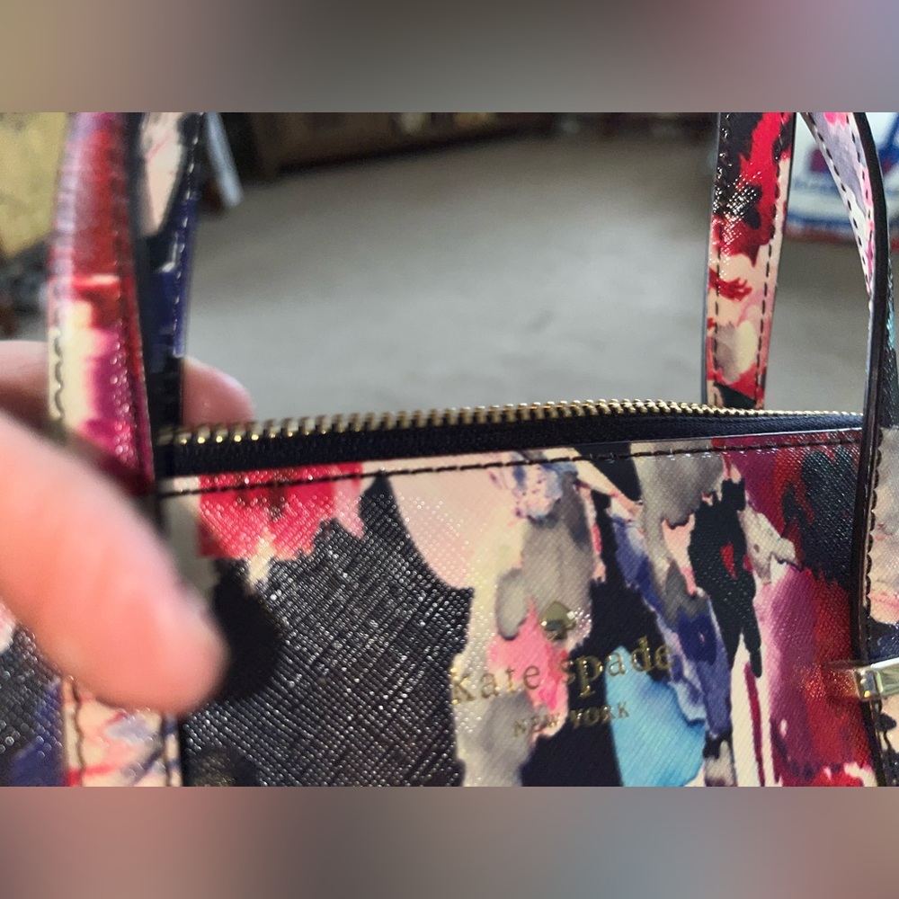 Kate Spade, floral, leather bag - Picture 8 of 11